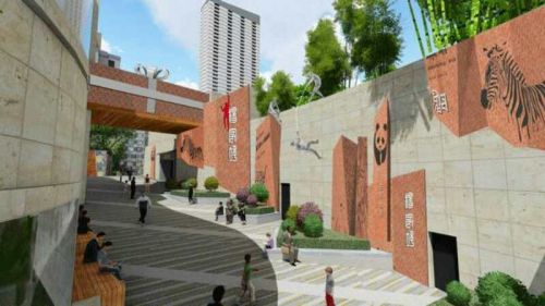 雕塑群、動(dòng)物彩繪、夜景燈飾……楊家坪商圈變臉?biāo)囆g(shù)街